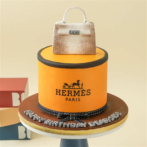 hermes bag cake